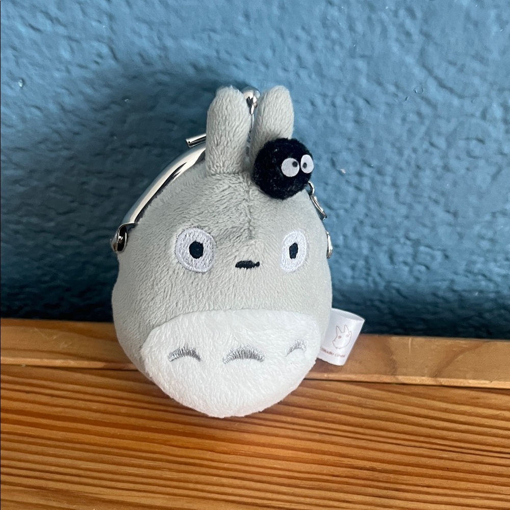 Gray Totoro Plush Coin Purse